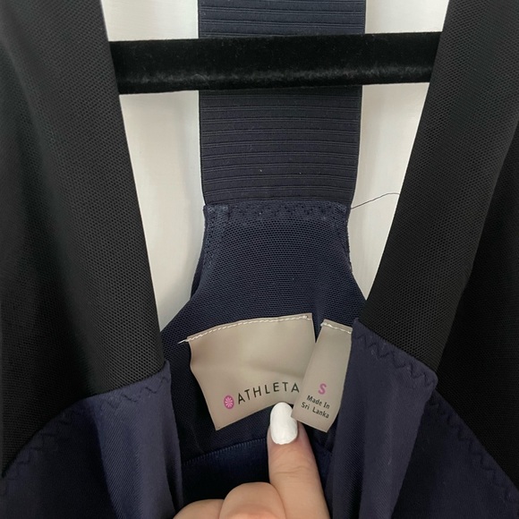 Athleta Navy Blue Athletic Tank - Picture 3 of 7